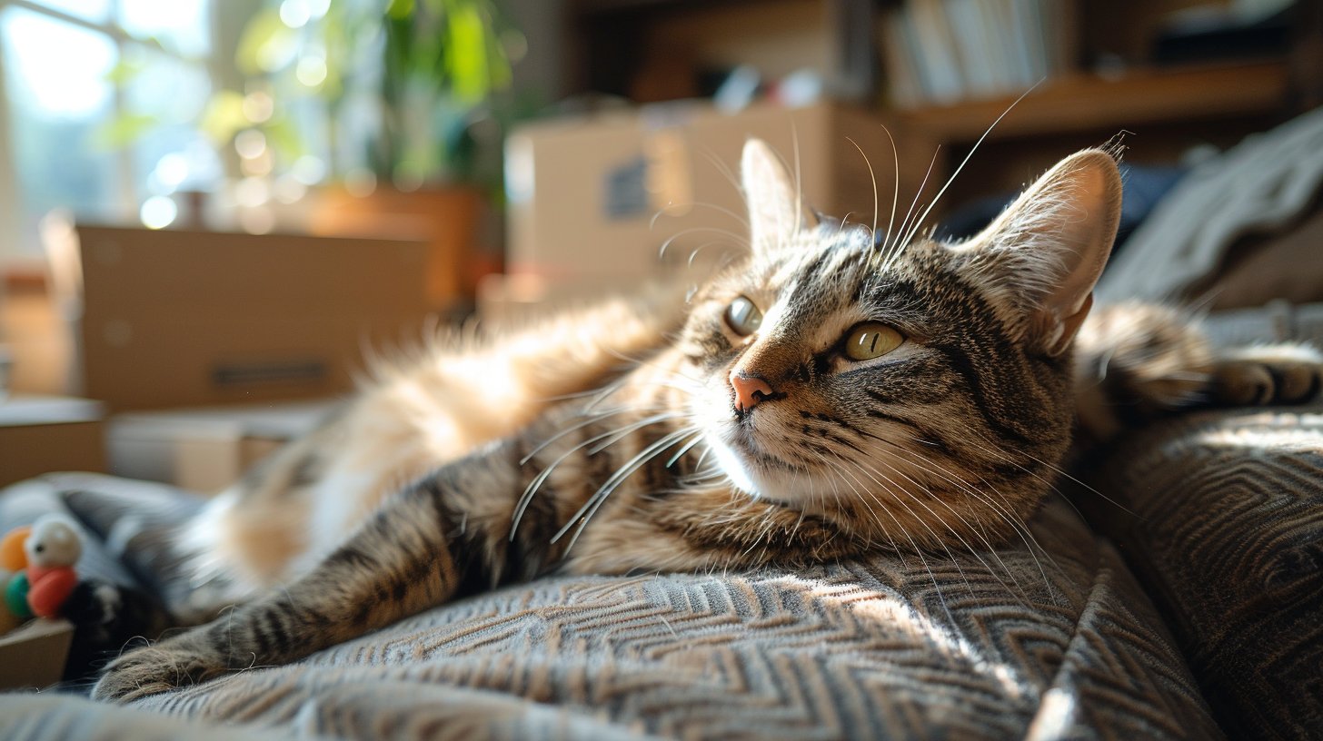 Déménager avec un chat : quel est le temps d’adaptation d’un chat à une nouvelle maison ?