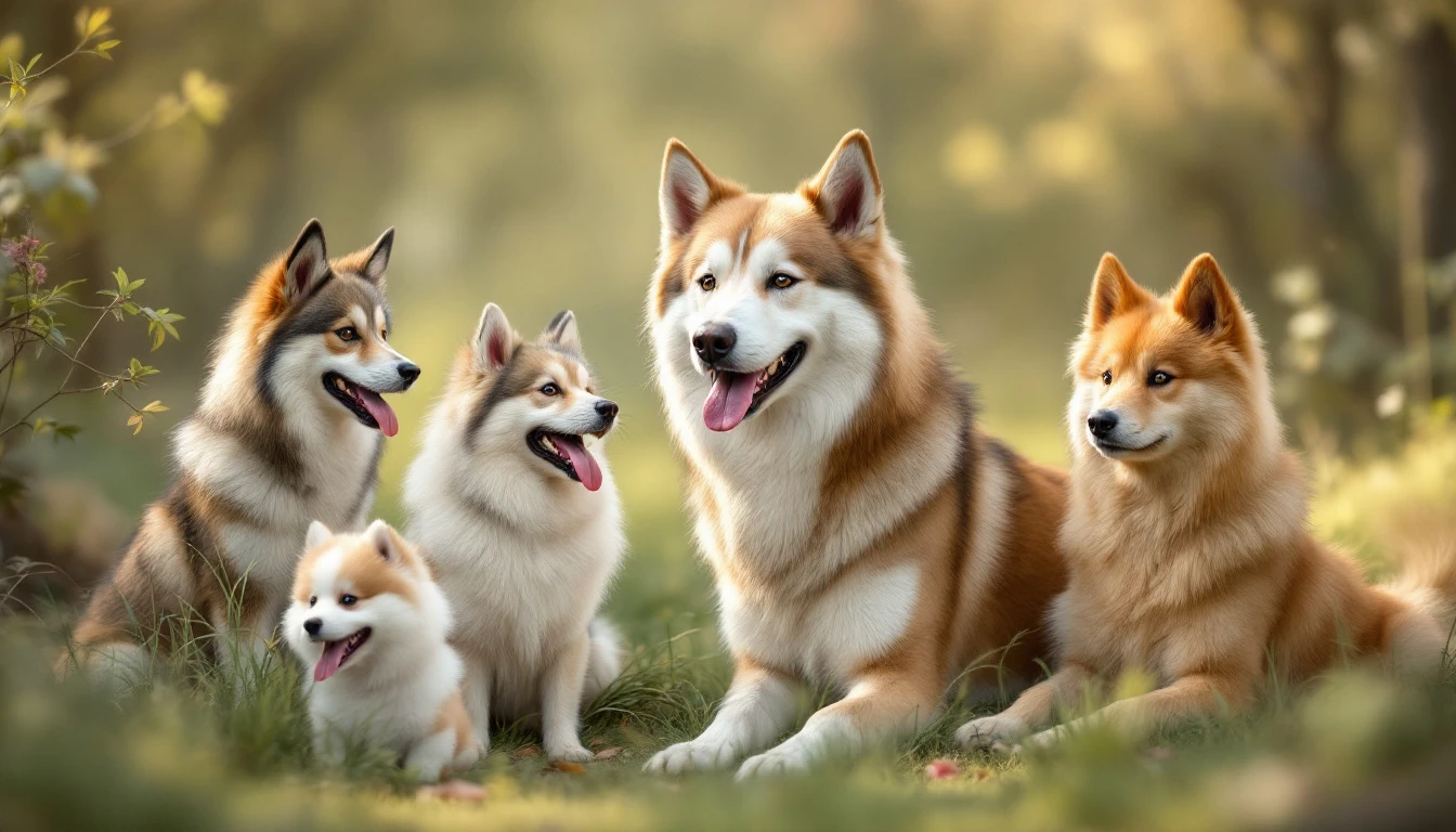 A La Decouverte Des Races De Chiens Primitifs Basenji Akita Inu Chien Loup Tchecoslovaque Samoyede Shiba Inu Et Spitz Finlandais