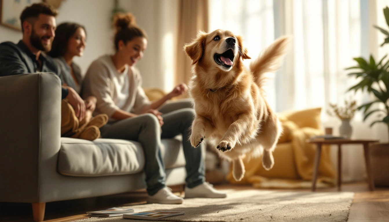 Comprendre Et Gerer Un Chien Qui Saute Et Aboie Sur Les Invites