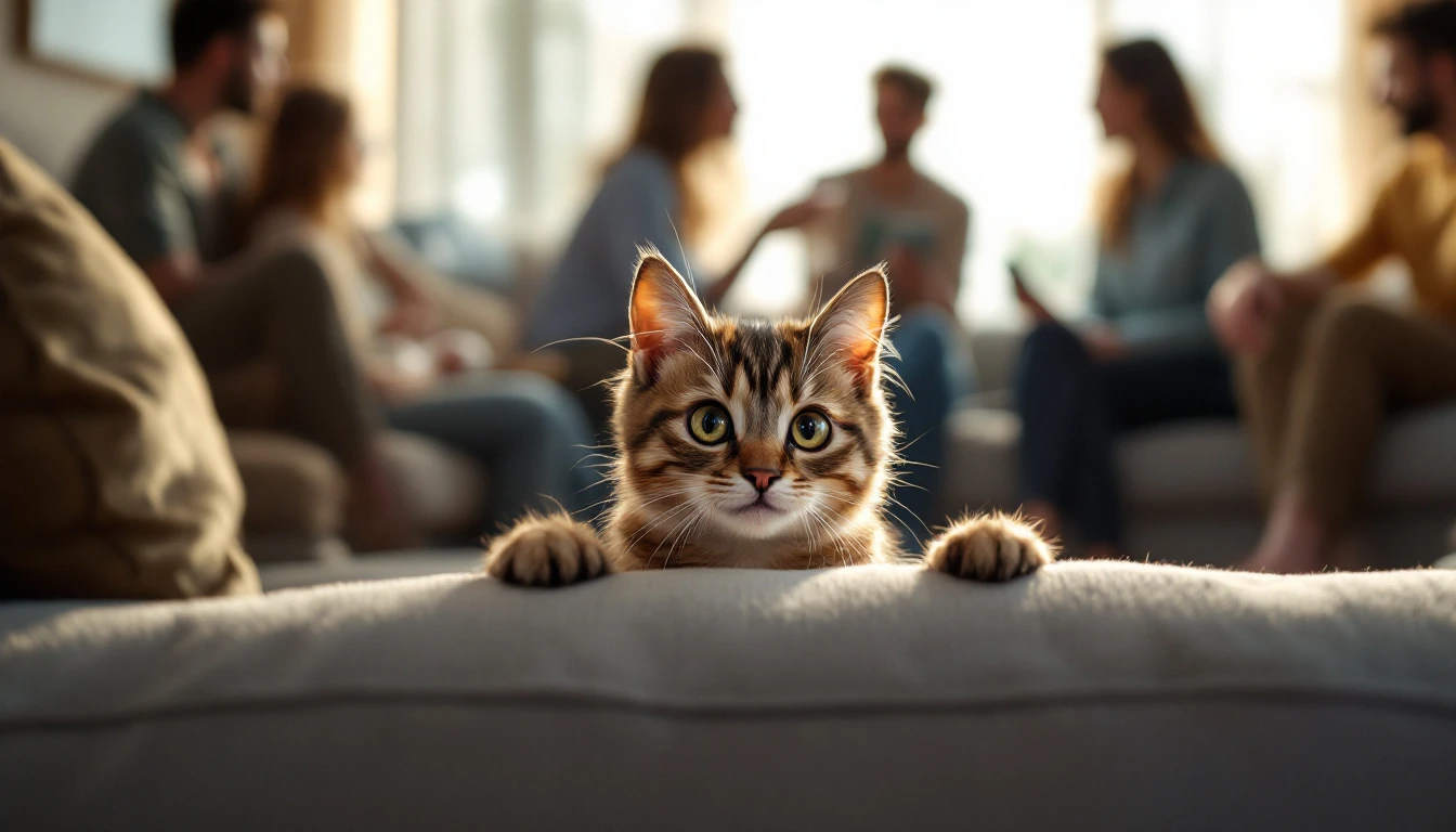 Pourquoi Mon Chat A Peur Des Invites Et Comment Gerer
