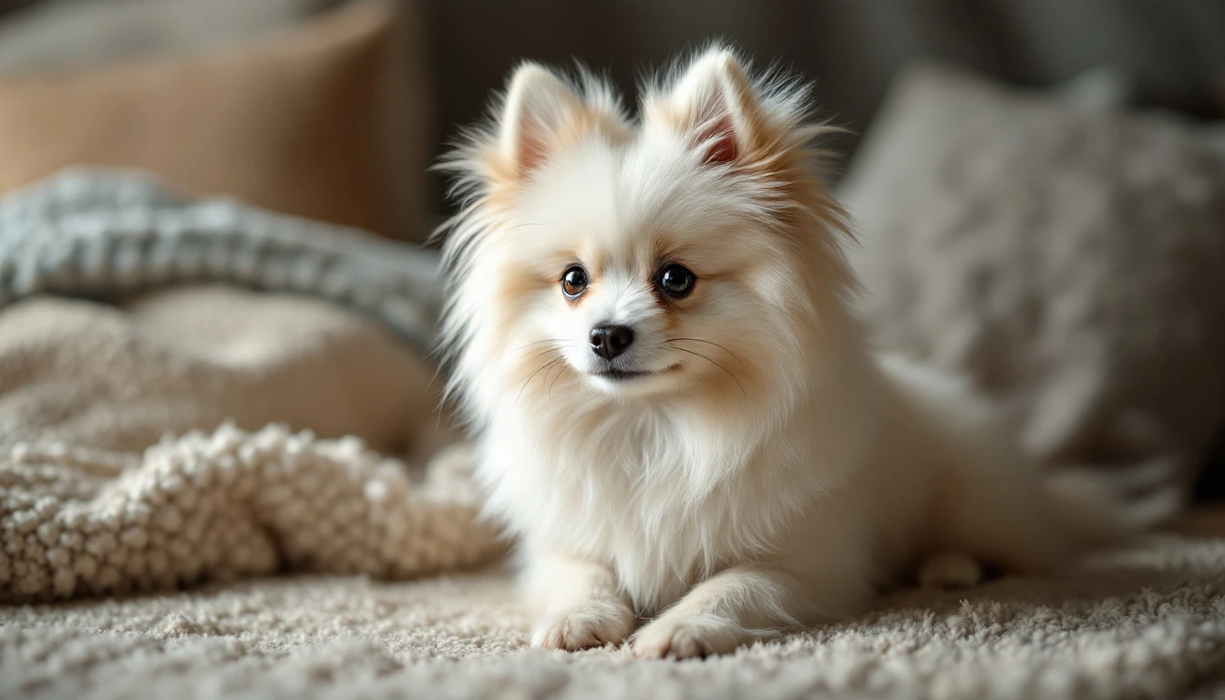 Spitz Nain Une Petite Boule De Poils Pleine De Caractere